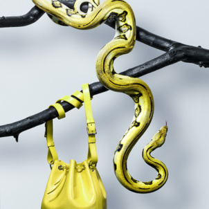 Netzpython und ihre Vorliebe für Taschen