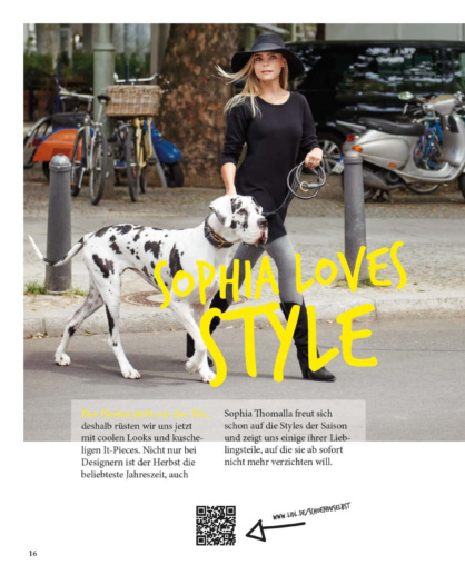 Sophia-Thomalla-Lidl-mit-Dt.Dogge-Evi-Lou