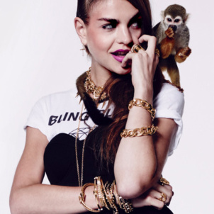 Äffchen Charly erklimmt den Schmuck